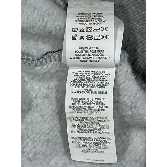 Disney Mickey Mouse Faces Pullover Crewneck Sweatshirt Gray Women’s X-Small 2/4 - Picture 11 of 11